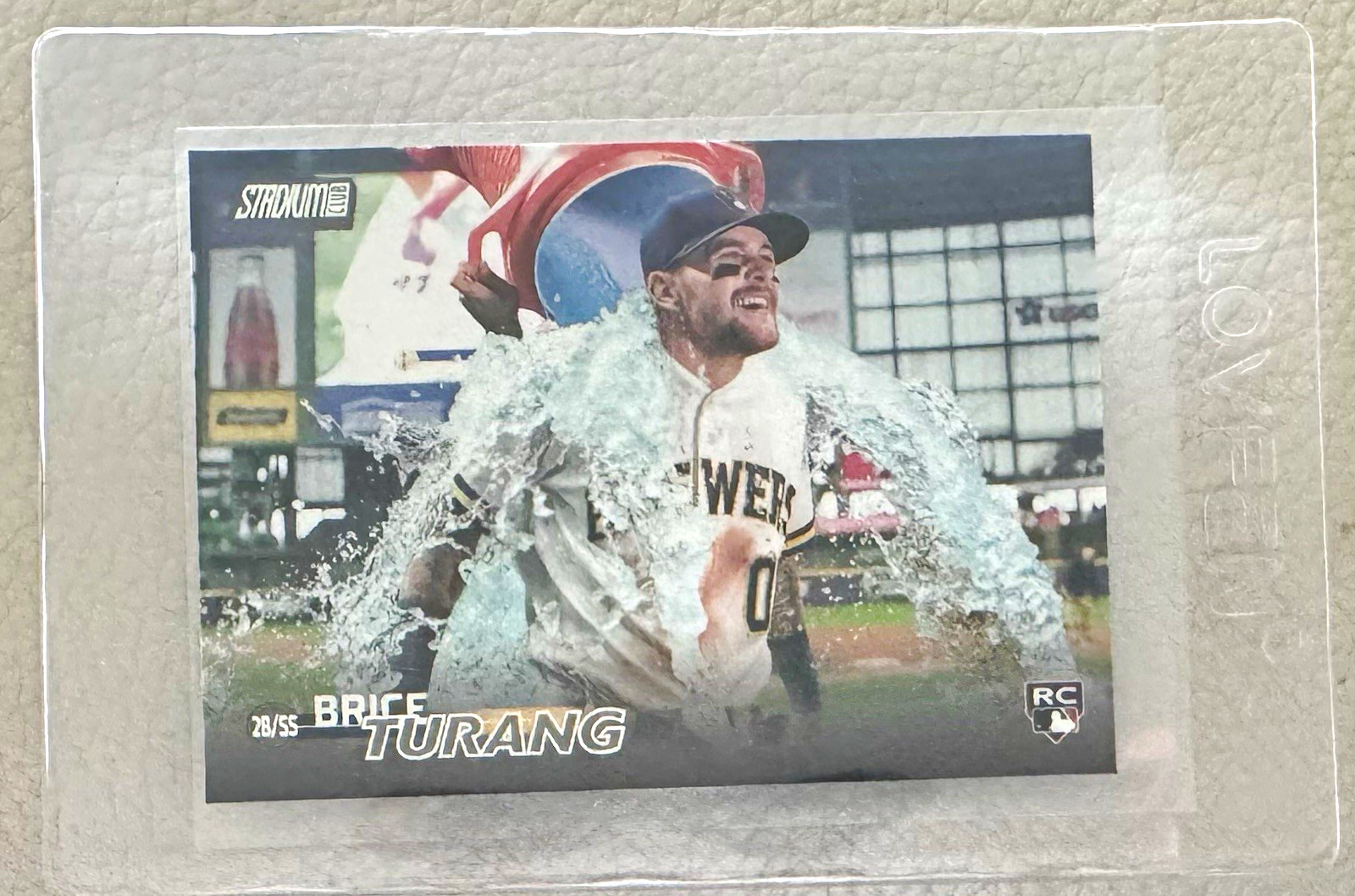 Topps 2023 Stadium Club Brice Turang Rookie RC #116 Milwaukee Brewers /55