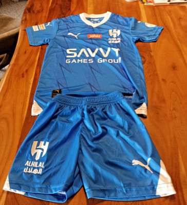 Short + Hose '' Puma '' Gr. 128, Blau, Neymar Jr.