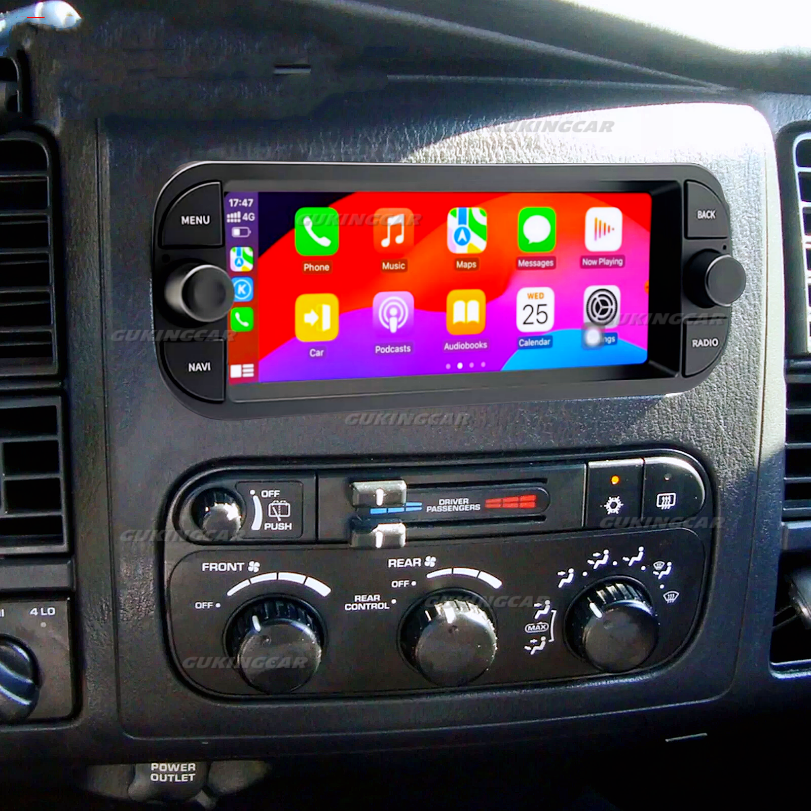 CarPlay For 2001-2003 Dodge Durango  Android 13.0 Car Stereo Radio GPS WIFI