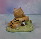 Set of 2 Vintage Small Kitten Porcelain Tabby Made in Taiwan Cat Figurines — photo 5