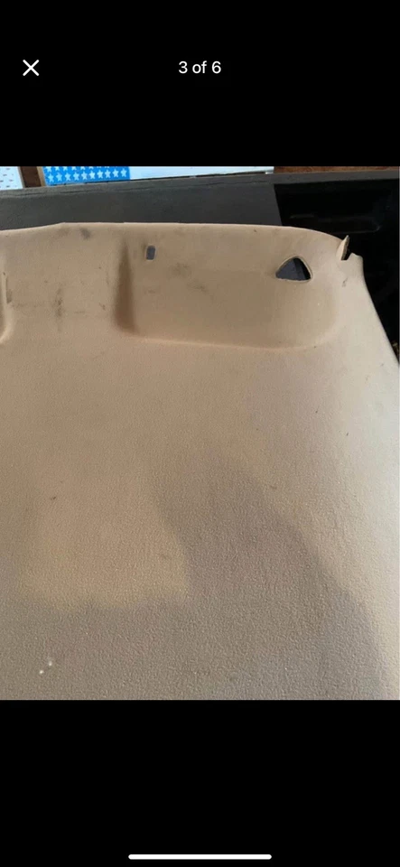 Chevrolet S-10 S10 1994-2001 techo de fábrica cabina extendida 1 pieza bronceado Foto 3 de 4