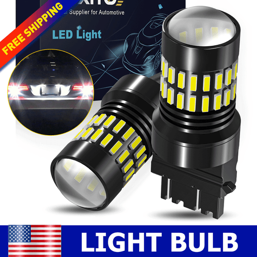 Plug-and-Play 3157 LED Reverse Lights – Super Bright 1000LM Backup Bulbs For Chevy Silverado 1500 (1999-2013) & More