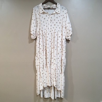 Torrid Floral Tiered Midi Shirt Dress Women 2X Cream Cottagecore Prairie Country | eBay Torrid Floral Tiered Midi Shirt Dress Women 2X Cream Cottagecore Prairie Country | eBay