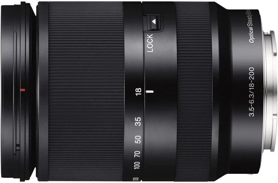 Lente SONY E 18-200 mm F3.5-6.3 OSS LE para montura E APS-C NUEVO