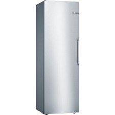 Image of Bosch Series 4 346 Litre Upright Freestanding Fridge - Stainless Steel KSV36VLEP