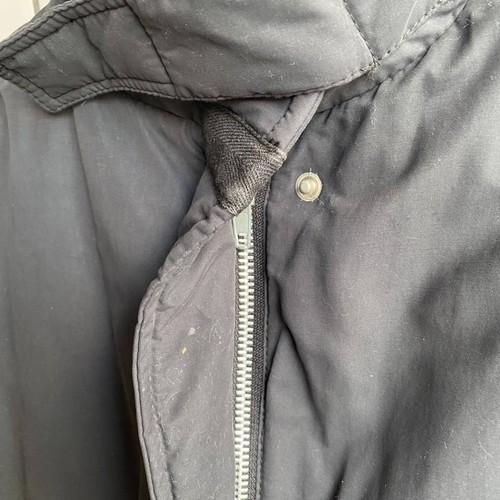 Vintage 1999 Helmut Lang Long Down Coat Size 42 Black Length 107cm - Picture 9 of 9