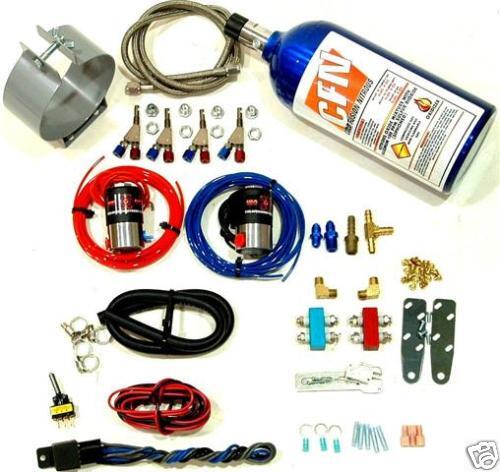 MOTORCYCLE NITROUS OXIDE WET KIT 4 Cyl NOS Nitrous Kit NEW  - Afbeelding 1 van 1