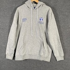 The University Of Melbourne Jumper Mens L Grey Sweatshirt Hoodie Pullover NEW