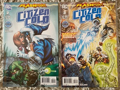 FLASHPOINT - CITIZEN COLD  #2, 3 Bundle Lot Of 10 DC Comics 2011 all NM