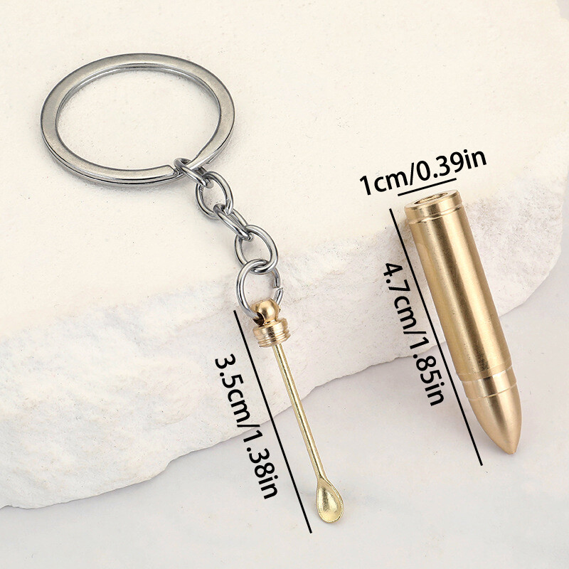 Pure Brass Simulation Bullet Model Eating Chicken Peripheral With Ear