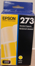 Original Genuine Epson 273 Yellow Ink Cartridge XP820 XP600 XP610 XP800 05/2024