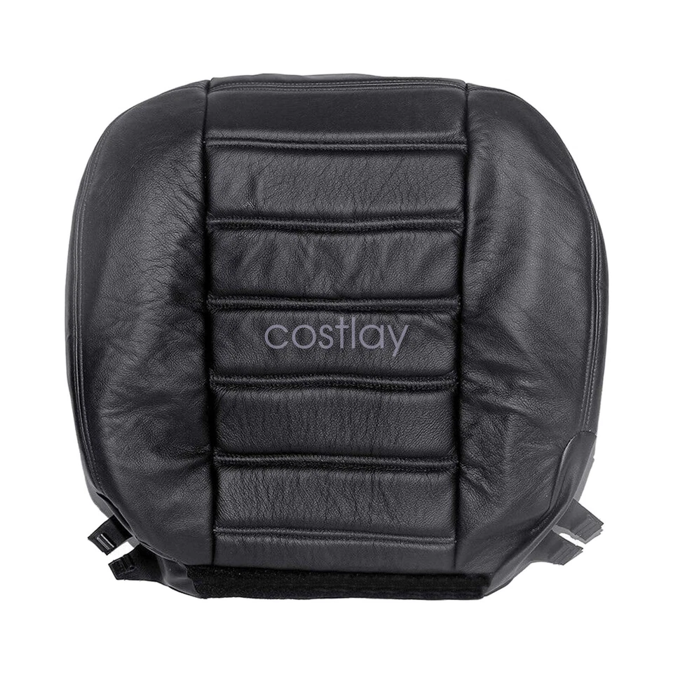 For 2003-2007 Hummer H2 AWD Driver Side Bottom Leather Seat Cover Black - image 3 of 4