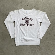 Vintage 80s Champion Youth Large Crewneck Sweatshirt Harvard University 15x21.5