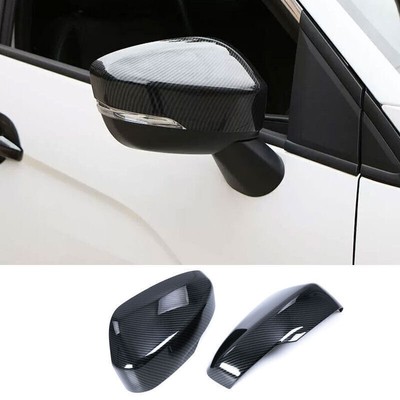 For Mitsubishi Eclipse Cross 18-2023 Carbon Fiber Exterior Rear View Mirror Trim