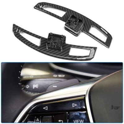 Schwarz Ersetzen Schaltwippen Shift Paddle für Audi A3 S3 RS3 A4 RS4 RS5 RS6 RS7