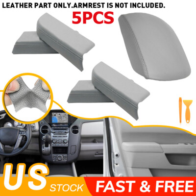 Fits 2009-2015 Honda Pilot Center Console Lid & Front Rear Door