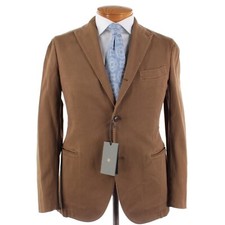 Boglioli NWT Sport Coat / K Jacket Size 48R 38R US In Brown Cotton Blend