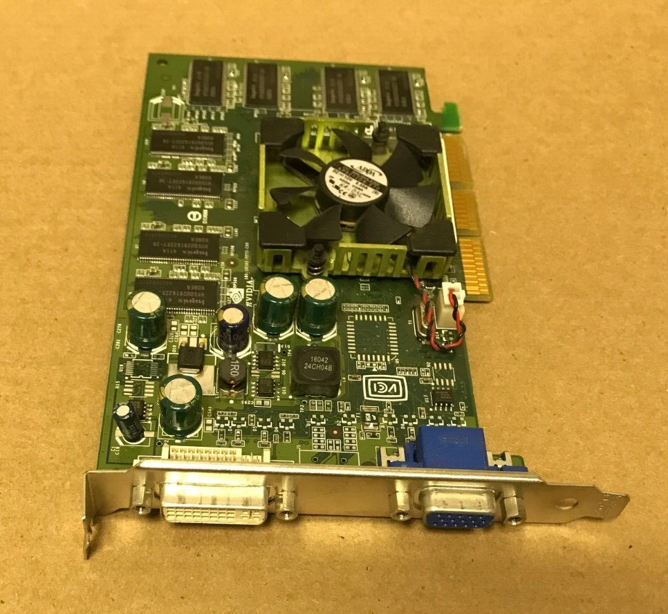 PNY Nvidia Quadro FX 500 128MB DVI / VGA AGP Video Graphics Card