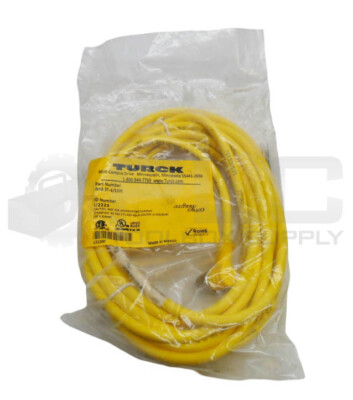 SEALED NEW TURCK WKB 3T-4/S105 CORDSET CABLE ASSEMBLY 250V 4A 4M U2223