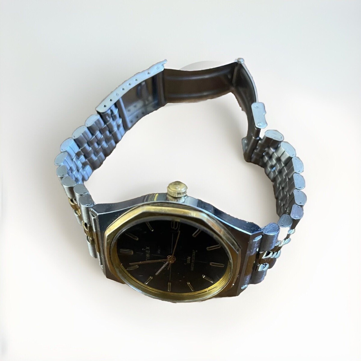 RARE Vintage 1987 TIMEX Marlin 24347 Royal Oak Two-Tone