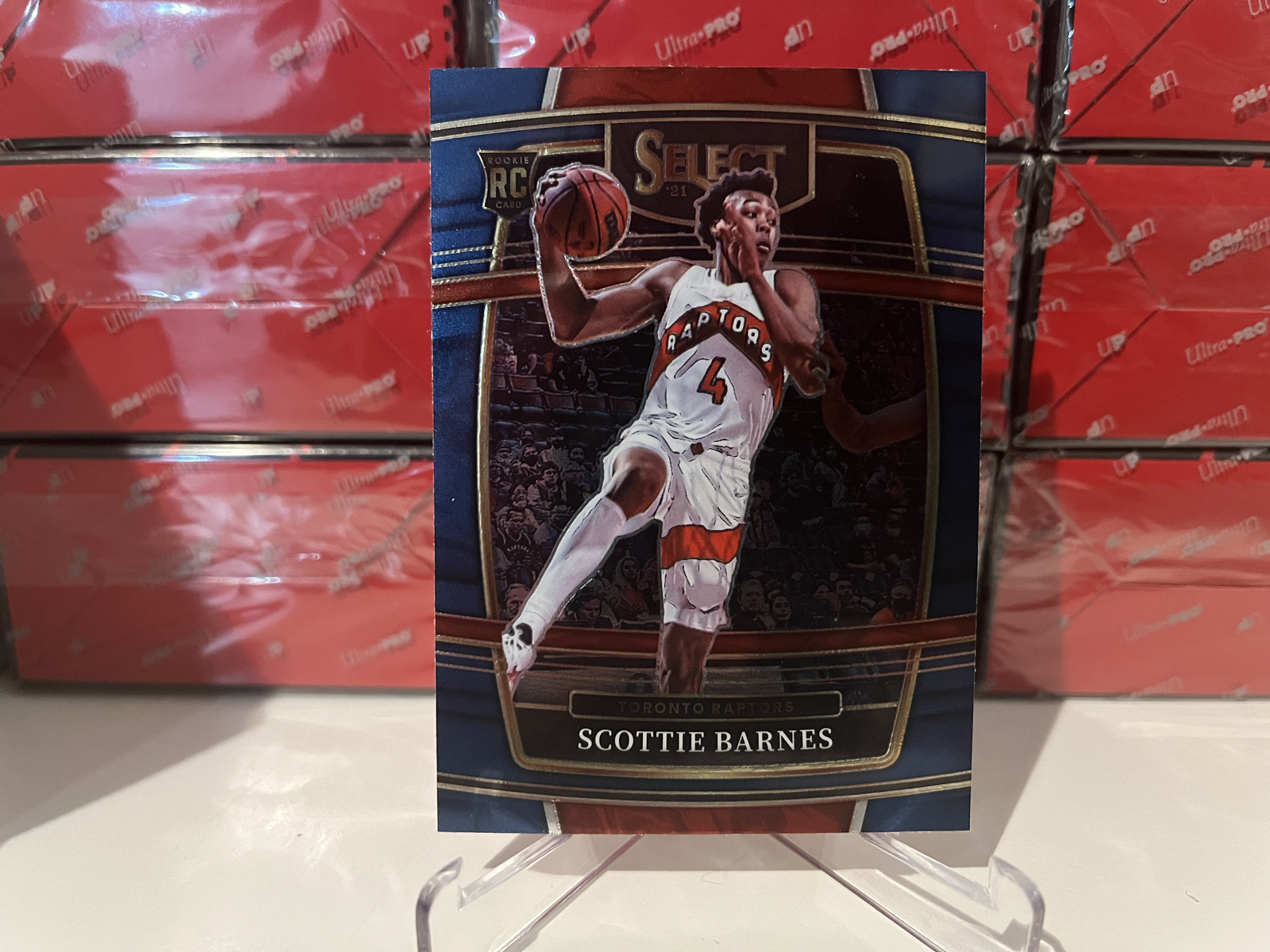 2021-22 NBA Panini Select Scottie Barnes #74 Base Rookie Card
