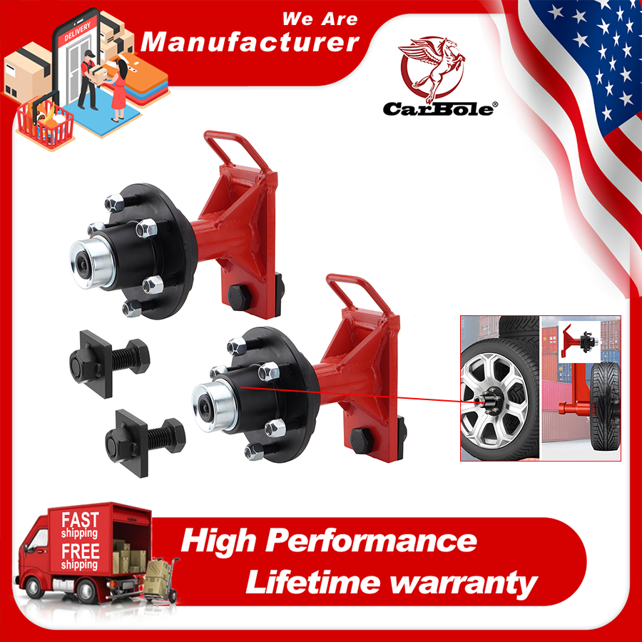 2PC Shipping Container Wheels 6x6.5 Lug Wheels kit Container Wheel