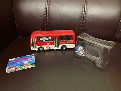 RARE MTECH 1:43 Diecast Doraemon Hino Liesse Red Christmas Bus car