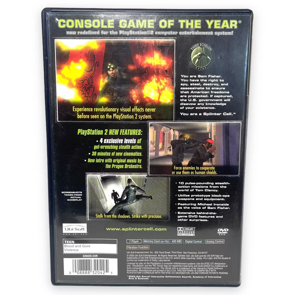 Tom Clancy's Splinter Cell: Double Agent • Playstation 2 – Mikes Game Shop