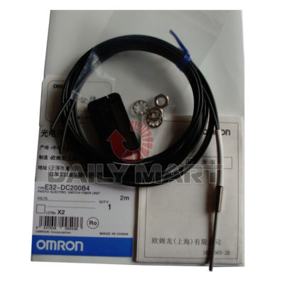 OMRON E32-DC200B4 PHOTOELECTRIC FIBER OPTIC CABLE SENSOR SWITCH PLC MODULE NEW