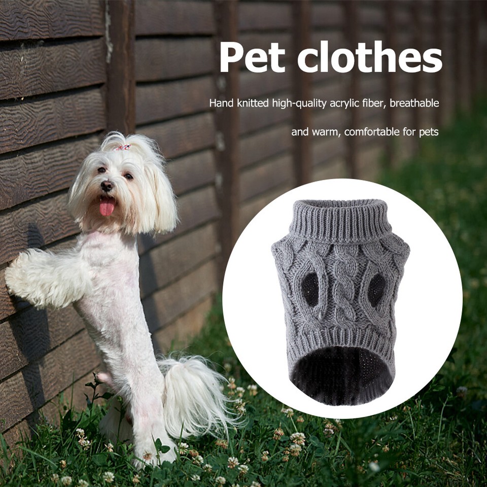 Knitted Cats Sweater Breathable Kittens Garment Pet Sweaters for