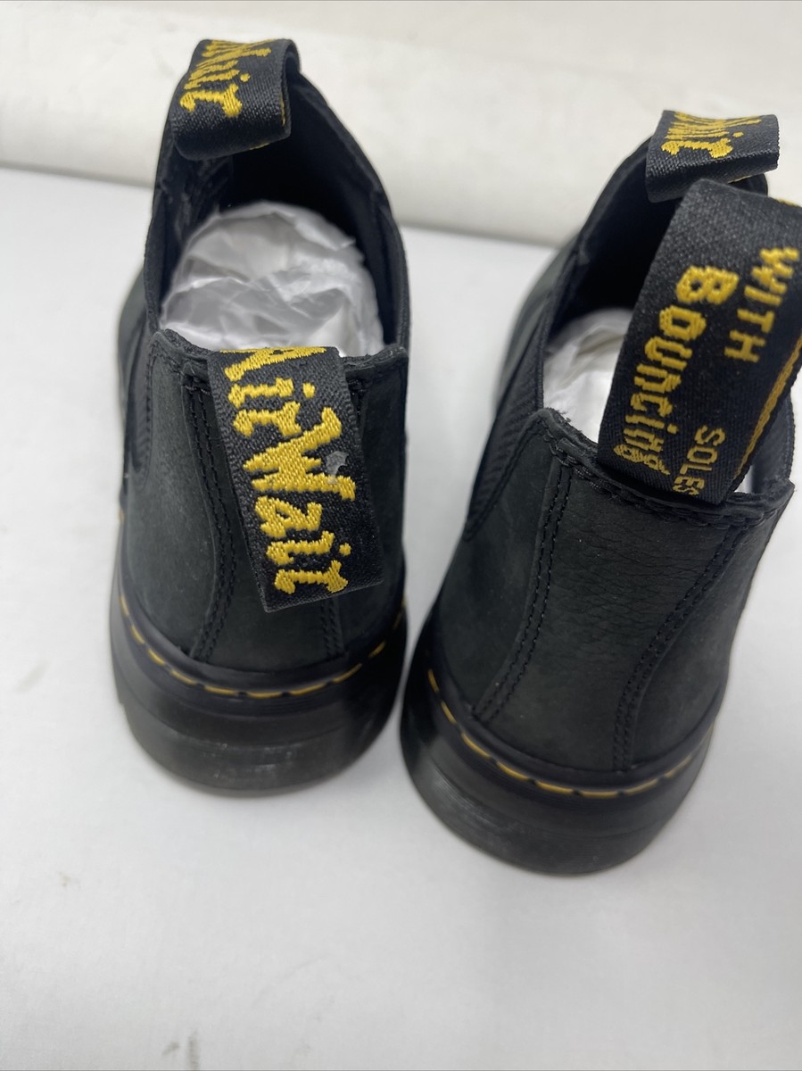 Dr. Martens Hardie II Black Pit Quarter Boots Men Size 7 uk 6 (gr9