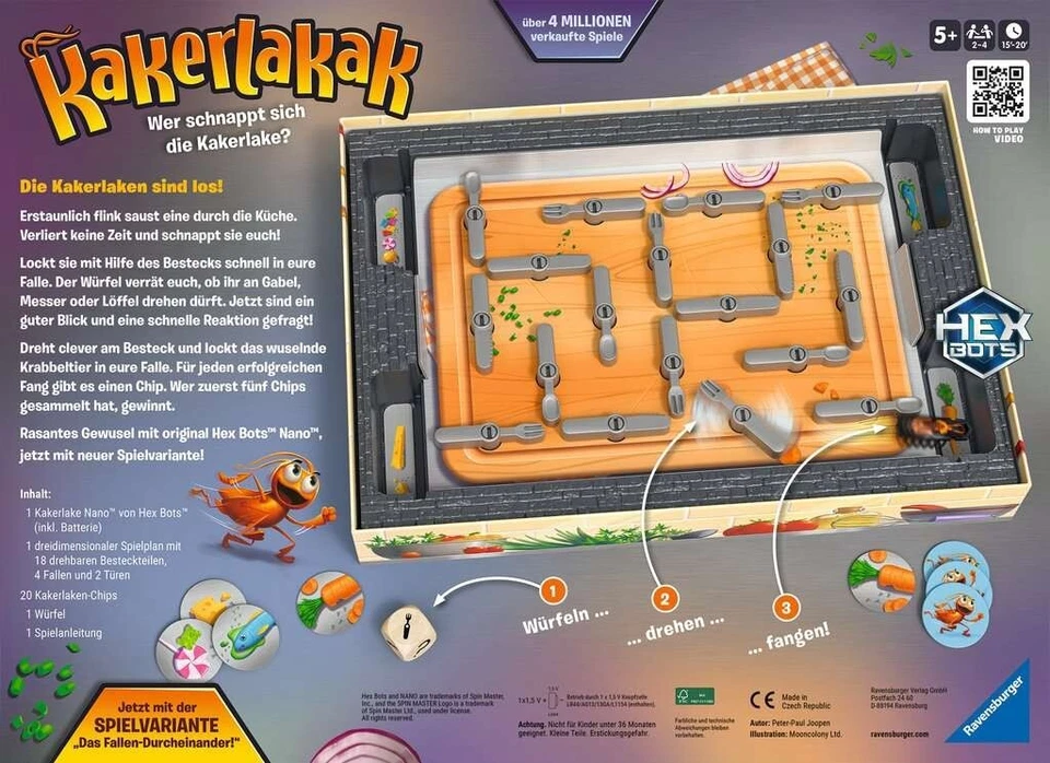 Ravensburger Familienspiel - 20800 Kakerlakak - Neuauflage 2024 5+Jahre - Bild 2 von 4