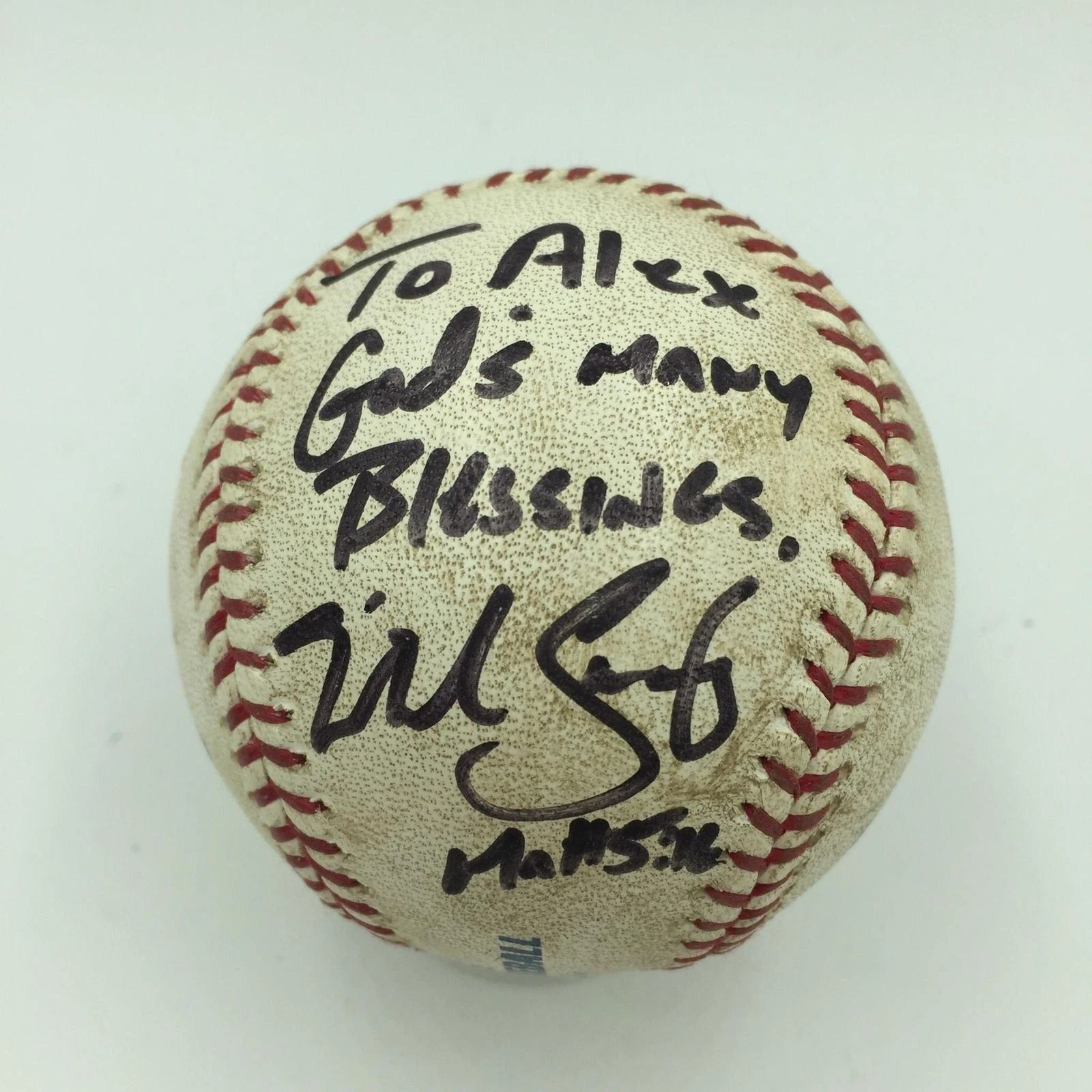 Mike Sweeney Signed Game Used Actual Home Run Baseball May 1, 2005 With JSA COA