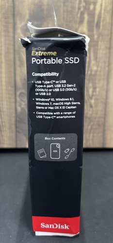 Sandisk Extreme Portable SSD 1TB Water Resistant Nee - Afbeelding 4 van 4