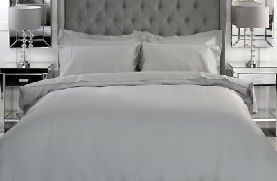Bettwäsche Bambus umweltfreundliches Material in Platingrau 300 Fadenzahl