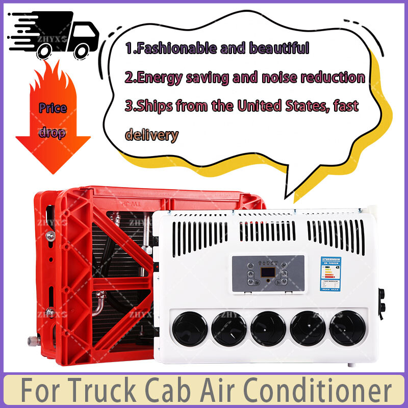 12V 10000 BTU Split AC for Trucks Buses RVs and Caravans-image