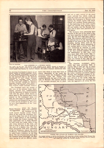 1915 The Independent Magazine 5 Page Excerpt World War I Uncle Sam Map Pictures - Picture 2 of 2
