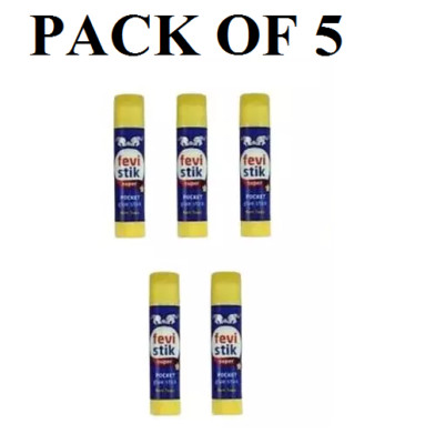 5X Pidilite Multi-Purpose Fevistik Nontoxic Glue Stick 8GM for Decorations