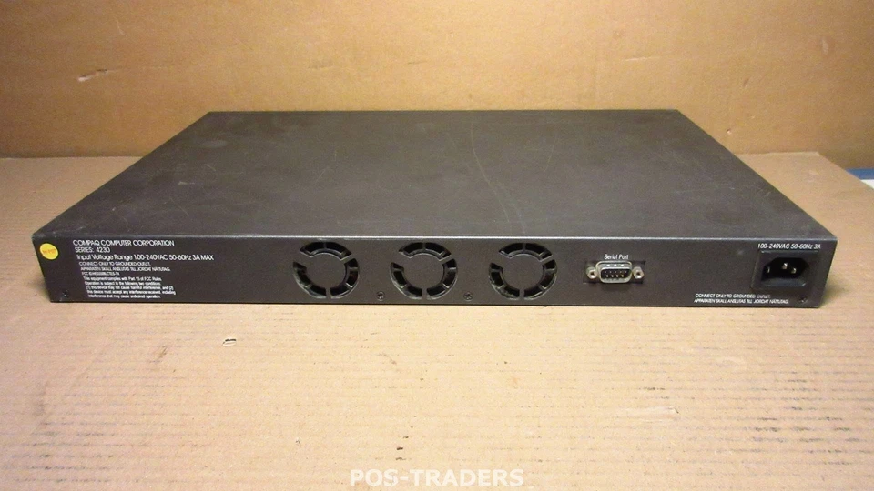 Compaq 5708 Intelligent 4230 Rackmount 8-Port MDI TX Dual-Speed Ethernet Switch - Image 3 of 3