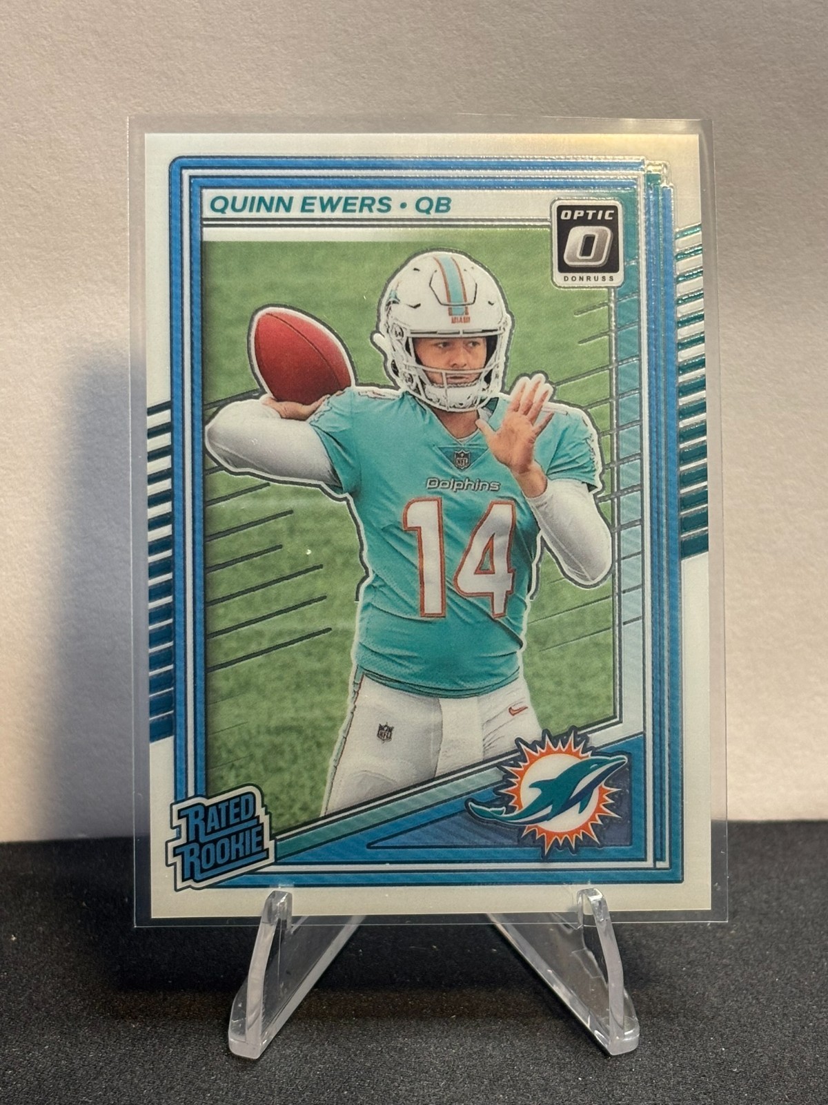 2025 Panini Donruss Optic - Rated Rookie Quinn Ewers #213 (RC)