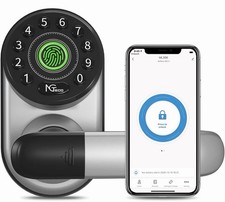 NGTeco Smart Biometric Fingerprint Door Lock with WiFi, Keypad, and Bluetooth