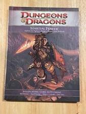 Dungeons & Dragons Martial Power RPG 4E Game ...