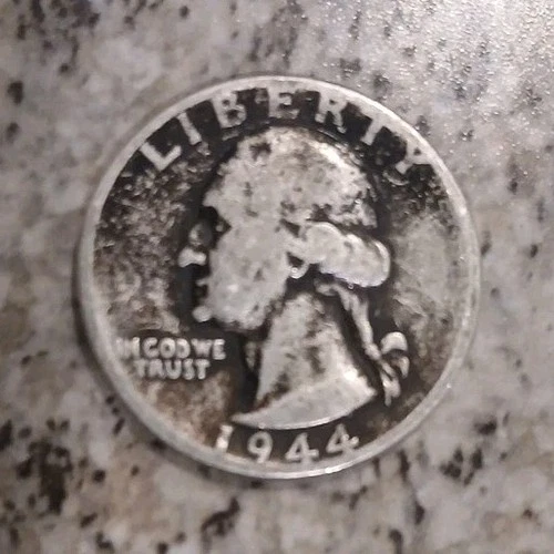 1944 Washington Quarter 25C Circulated Silver US Coin Variety Washington