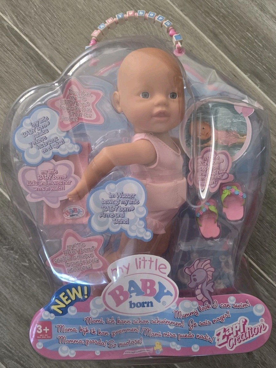 My Little Baby Born Mummy Look I Can Swim Doll Brand New 2006