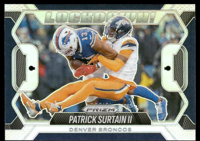 Patrick Surtain II 2025 PRIZM Silver Lockdown Broncos
