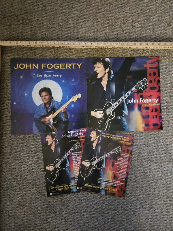 John Fogerty Poster Flats 12 X 12   Rare