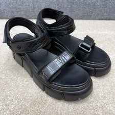 Kurt Geiger Rigged Chunky strap sandals women's size EU 38.5 / US 8 Black