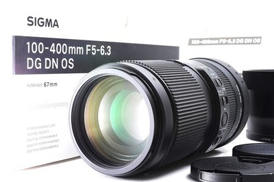 Sigma 100-400mm F/5-6.3 DG DN OS Contemporary Lens sony E Mount w/Box-Near Mint-
