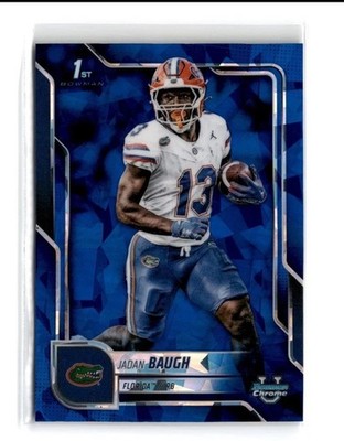 Jadan Baugh 2025 Bowman University Chrome 1st Sapphire #65 Florida