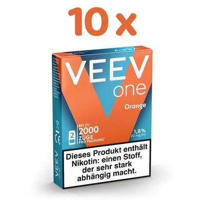 VEEV one Pod ORANGE 20mg/ml Nikotin 10x 2 Pods